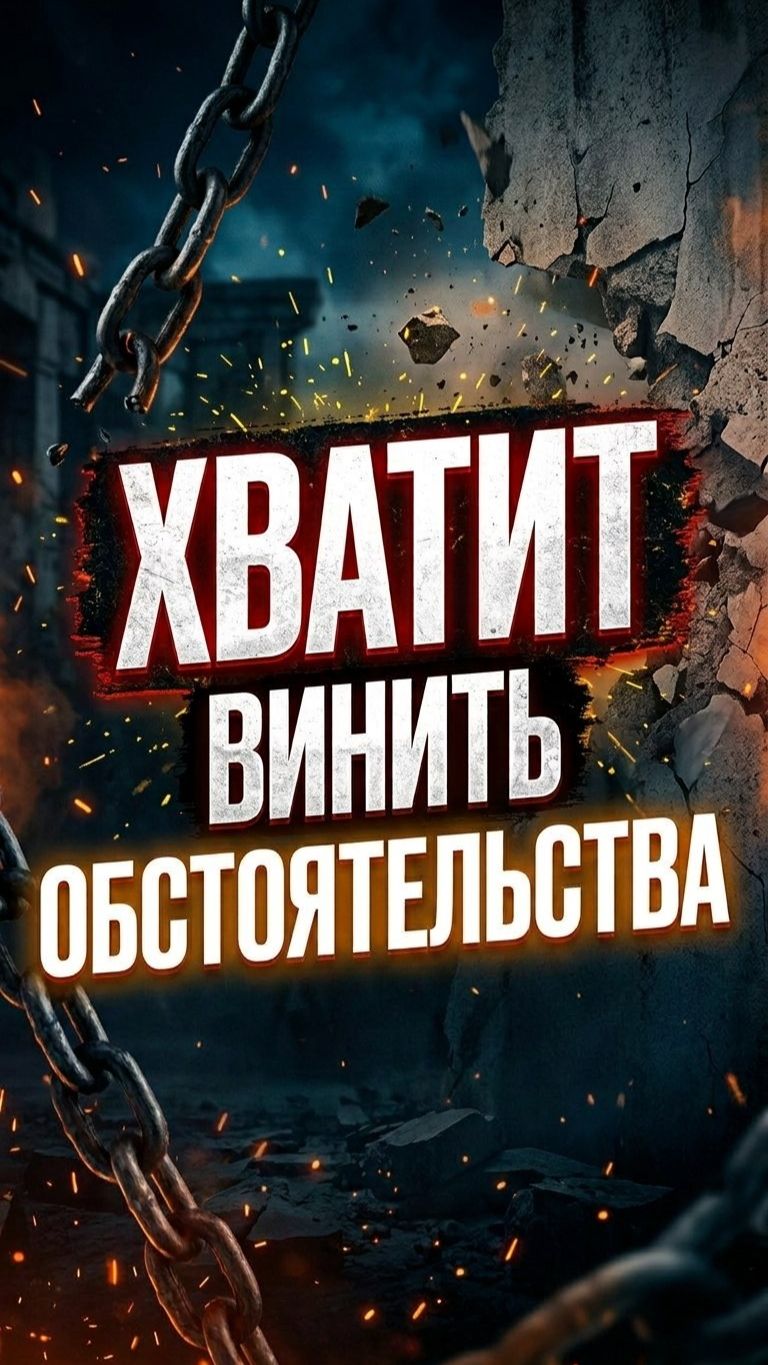 Хватит винить обстоятельства