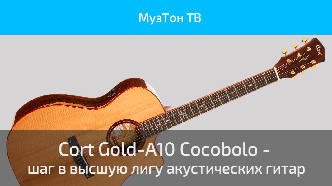 Cort Gold - A10 Cocobolo шаг в высшую лигу акустических гитар по разумной цене (Обзор гитары Cort)