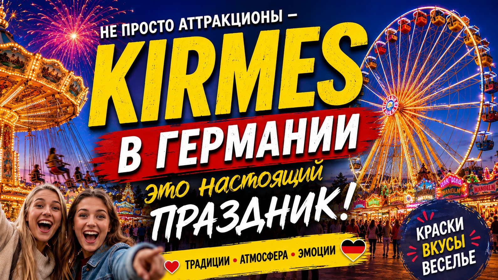 наша жизнь в Германии :  Я НЕ ОЖИДАЛА такого! KIRMES в Германии  это целый мир!
