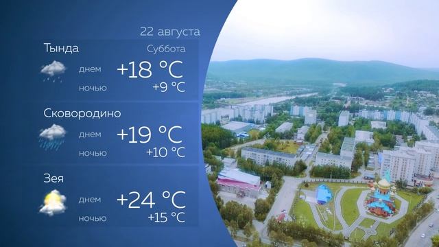 Прогноз погоды на 22.08.2026