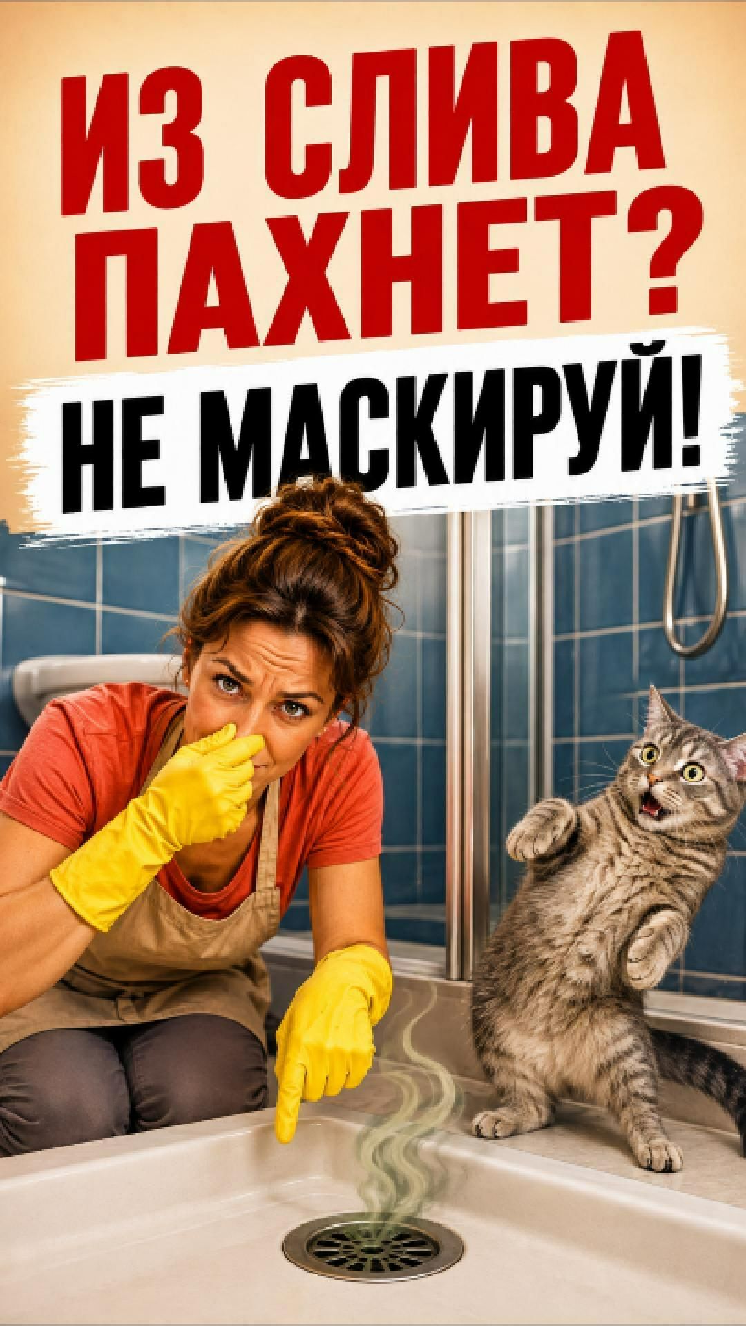 Как избавиться от запаха в сливе раковины