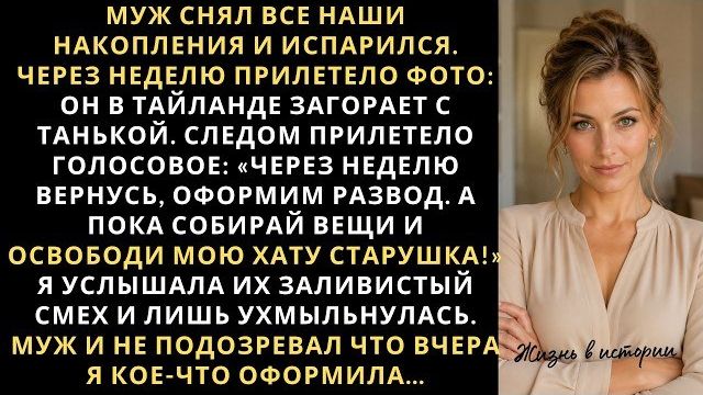 Истории из жизни|Муж снял все средства|Аудио рассказы|Аудиокниги слушать онлайн|Жизненные истории