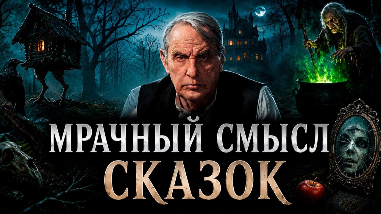 Почему настоящие сказки такие страшные? От Бабы-Яги до Золушки | Евгений Жаринов