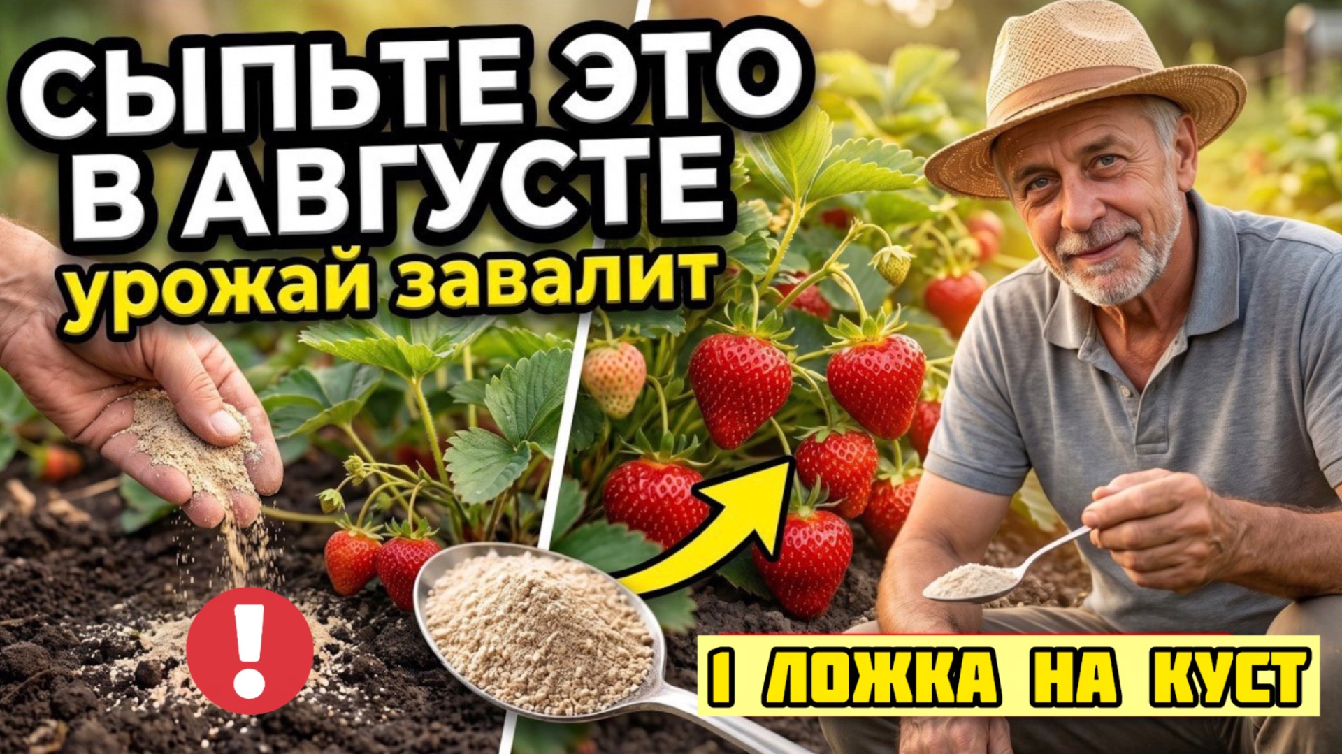 ВАЖНАЯ ПОДКОРМКА АВГУСТА: 5 работ на урожай этого и будущего года.