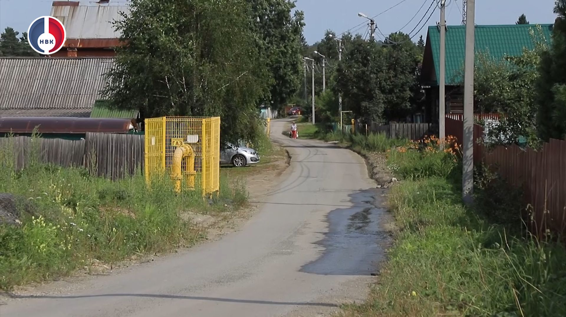 В поселке Мурзинка ведутся работы по восстановлению дорог после проведения газификации