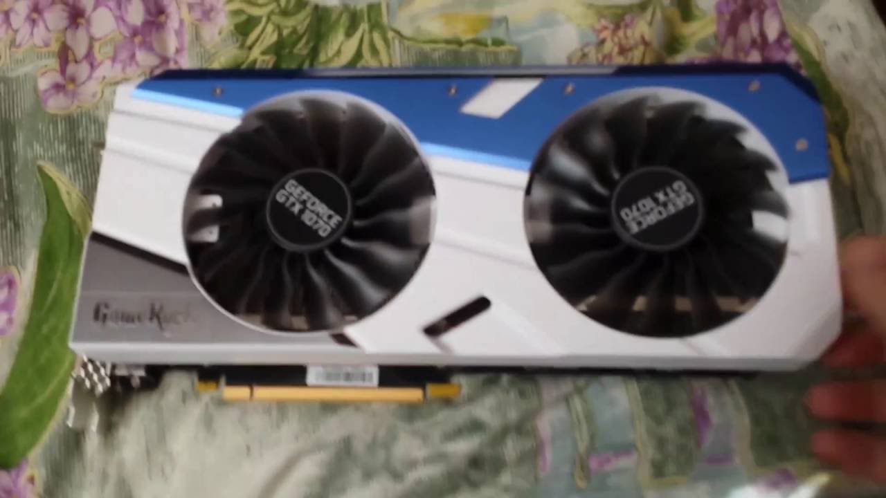 GTX 1070 GameRock - Распаковка .