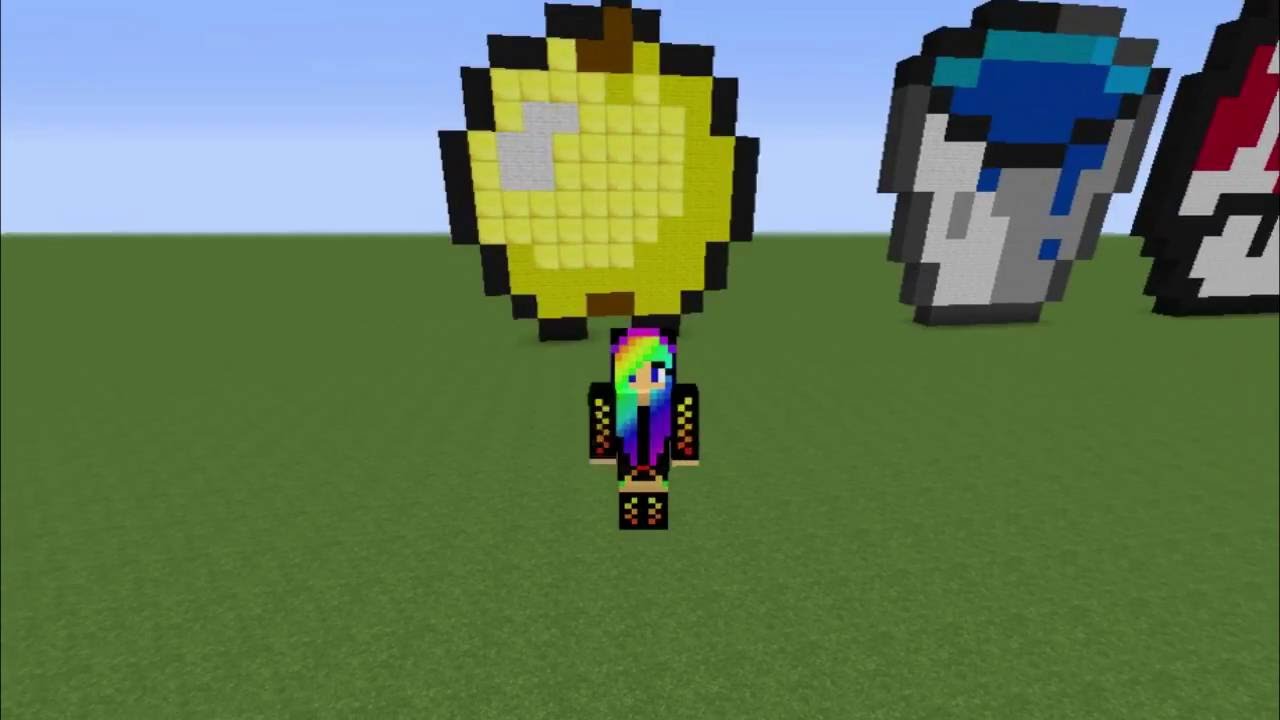постройки Minecraft золотое яблоко