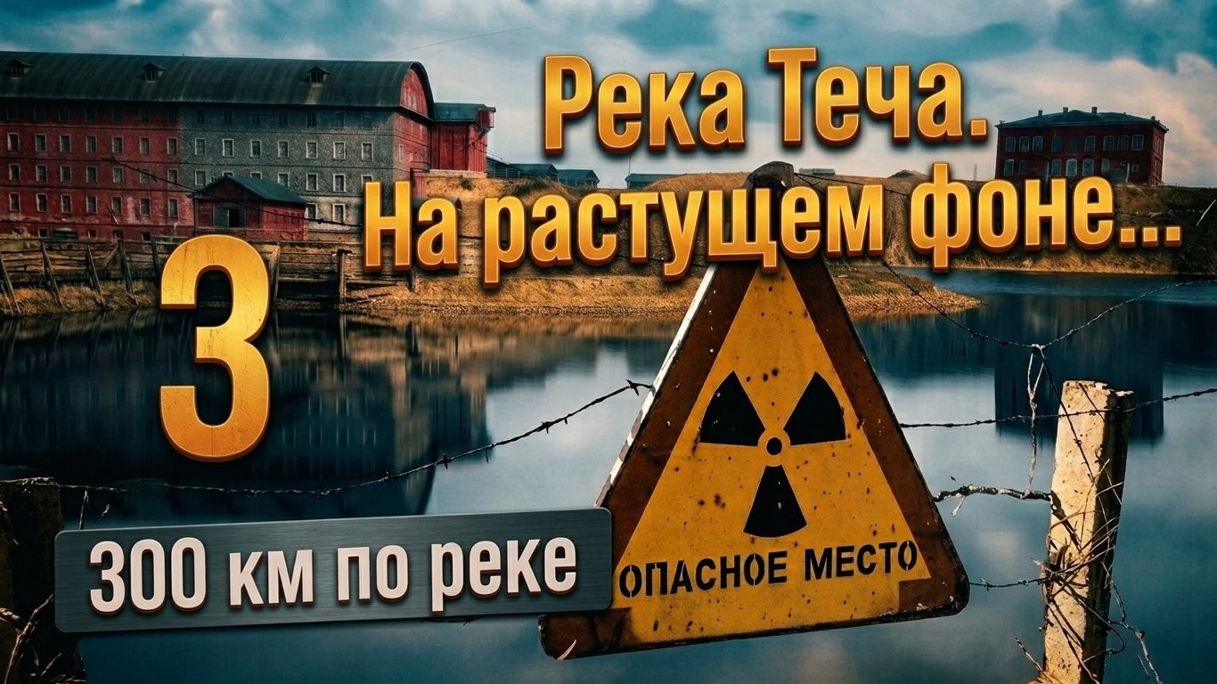 Большое путешествие по радиоактивной реке Теча на 2 квадроциклах. Заброшенные села, опасные места...