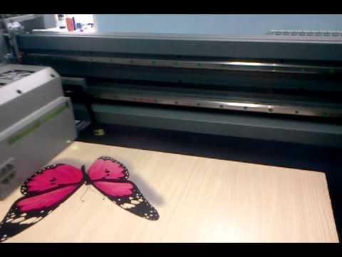 Принтер HandTop 3200. Печать на ДСП