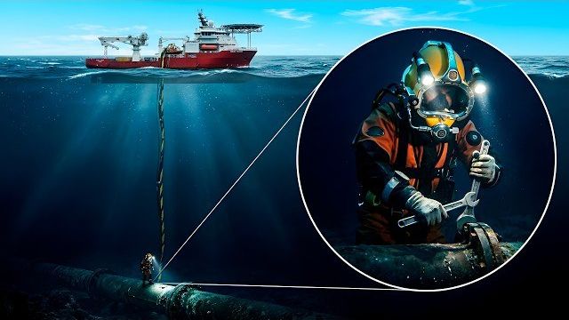 Как водолазы проводят недели под водой