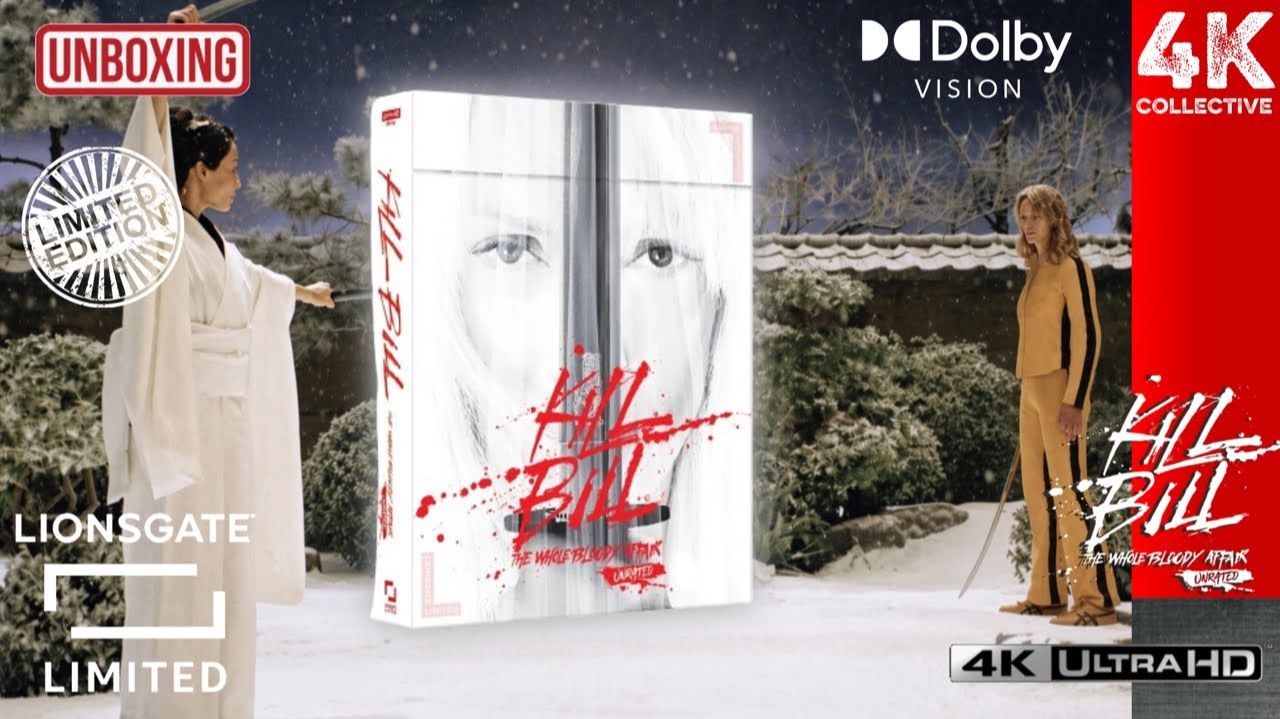 Kill Bill The Whole Bloody Affair Lionsgate Limited 4K UltraHD Blu-Ray