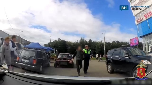 Во Владимире пьяный водитель полуразобранного автомобиля пытался сбежать от ГАИ
