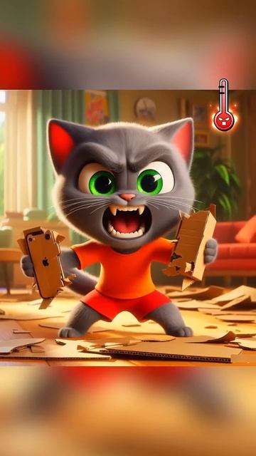 Новый телефон котика #cats #мультик #aiart #cartoon #кот #юмор #chatgpt #aicat #жиза_1080p60