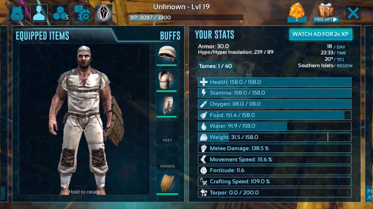 ARK Survival на IOS. Выживаем по маленько
