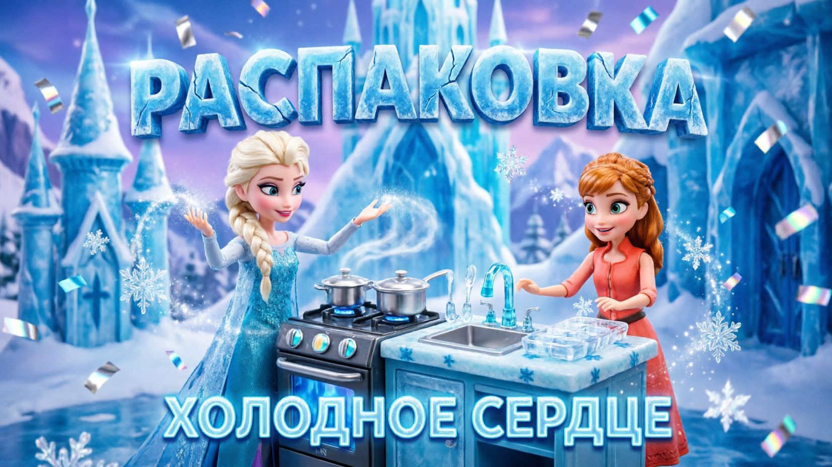 ❄️ РАСПАКОВКА ИГРОВОГО НАБОРА ХОЛОДНОЕ СЕРДЦЕ