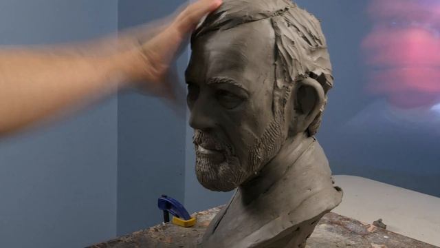 Turning Obi-Wan Into Ben Kenobi - Sculpture Timelapse