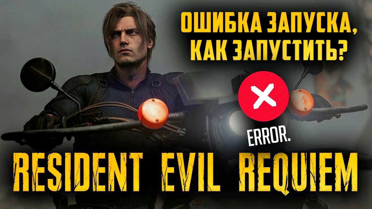 Проблемы с запуском Resident Evil Requiem как убрать ошибку запуска