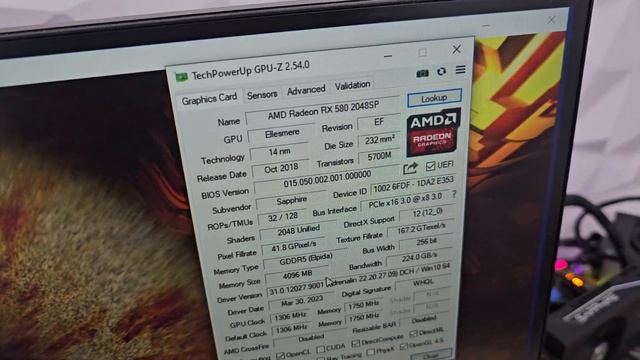 тест видеокарты Sapphire RX 580 Nitro 4Gb