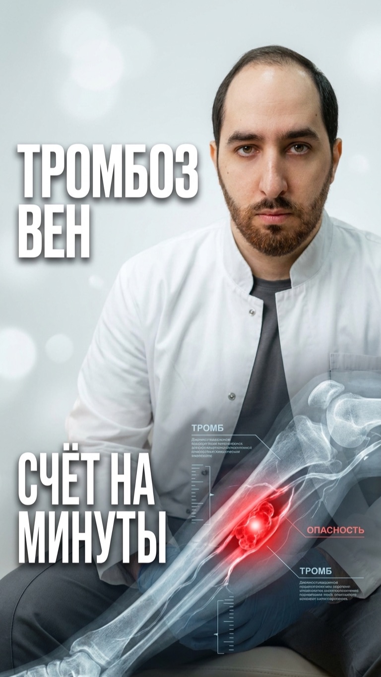 УЗИ сосудов ног: как найти тромбоз, пока он не опасен 🩺