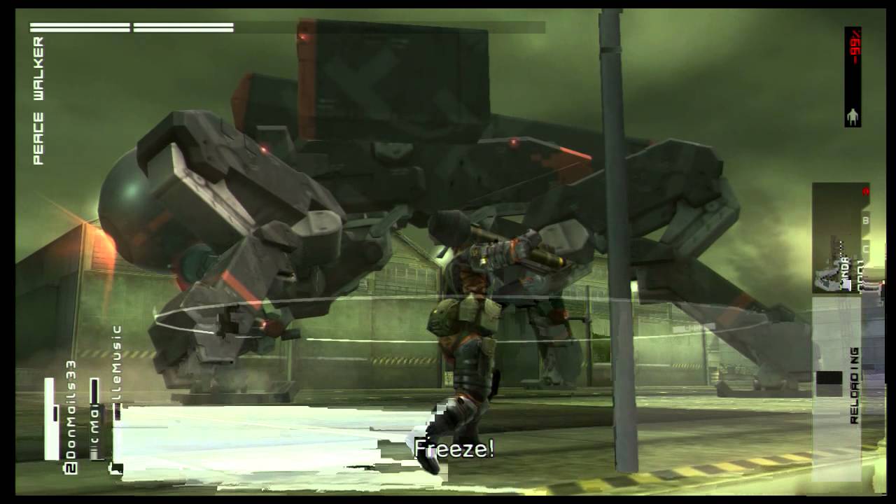 Metal Gear Solid Peace Walker CO-OP Extra Ops 118 Battle VS Peace Walker Ранг S