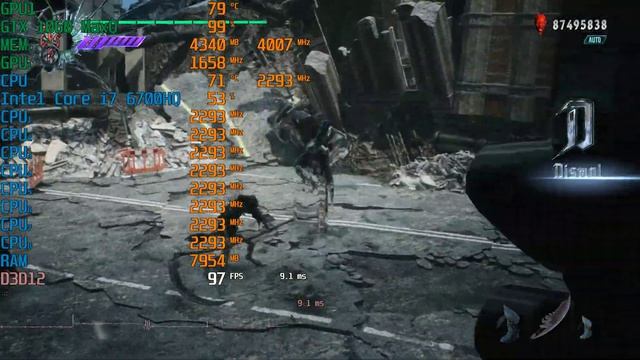 Devil May Cry 5 |TEST: GTX1060 Maxq, I7 6700hq, SSD 256, 16gb Ddr4 | MSI GS 73VR 6RF