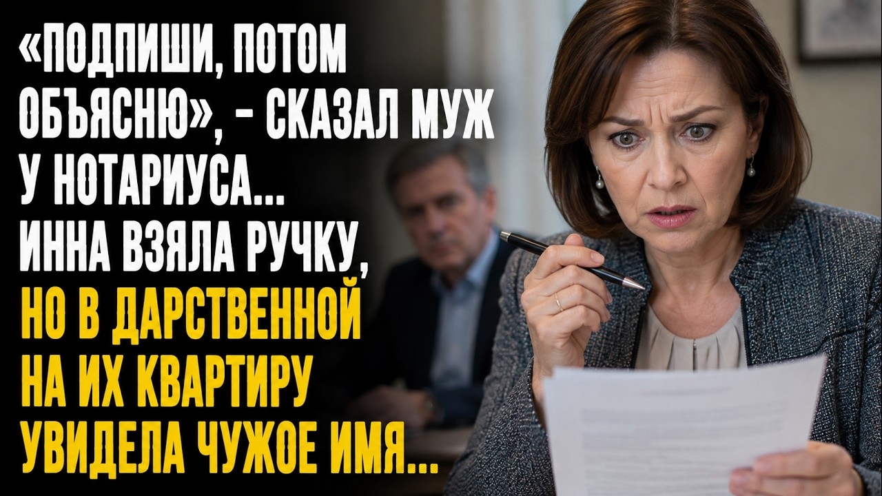 Истории из жизни/В дарственной жена увидела чужое имя/Аудиорассказы аудиокниги слушать онлайн жизнен