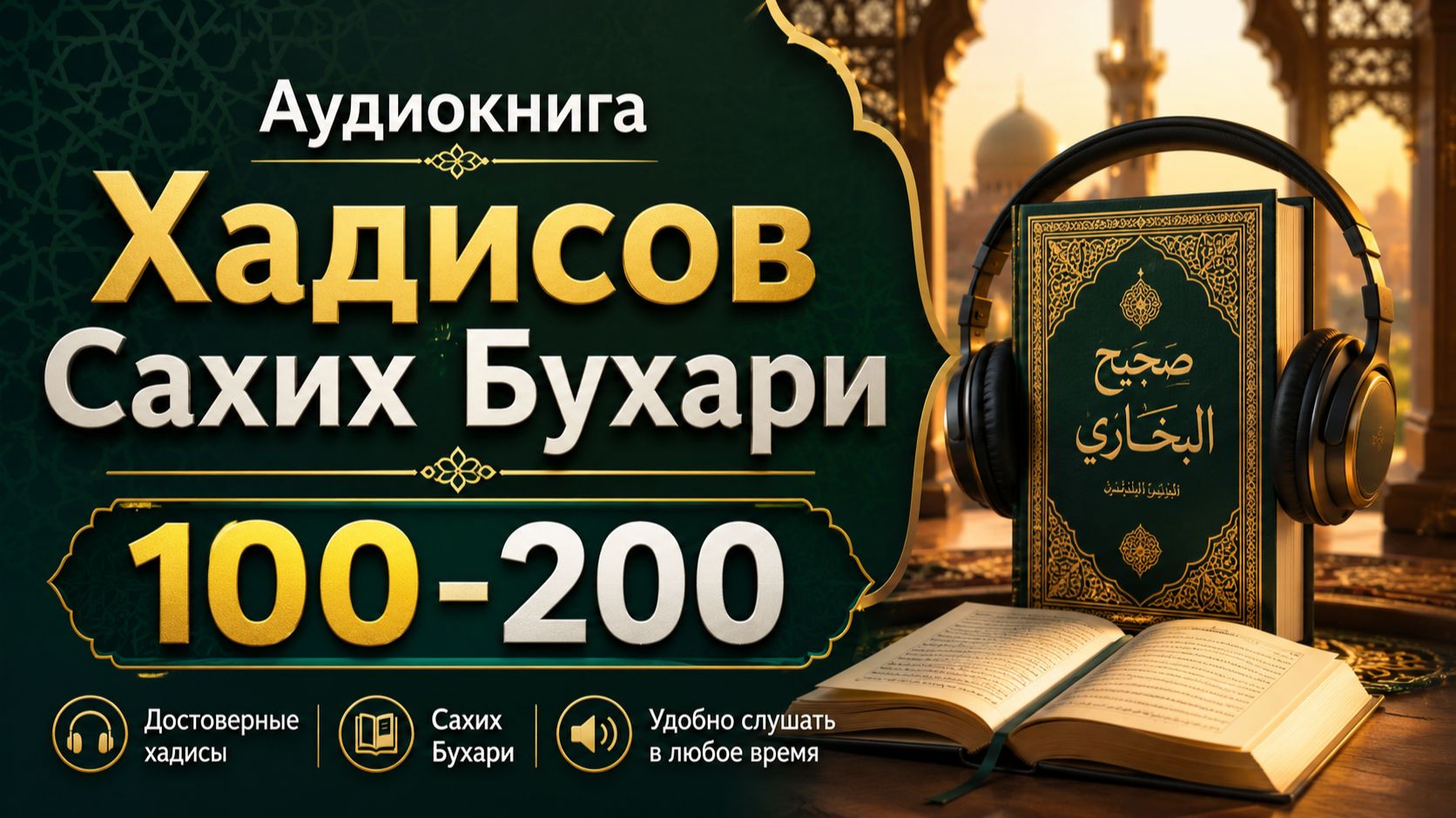 Аудиокнига Хадисов Сахих Бухари 100-200
