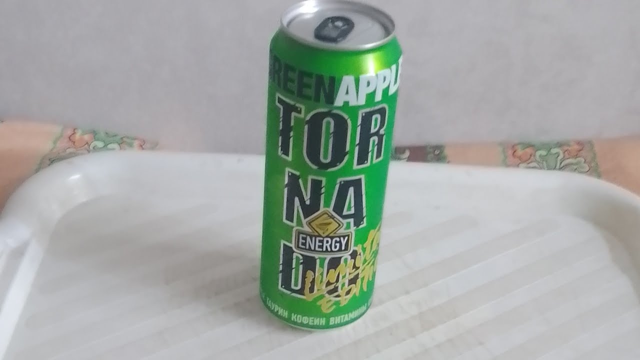 TORNADO Energy - Green Apple (зелёное яблоко) Limited Edition (18+)