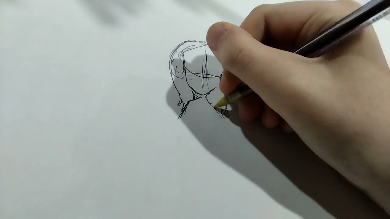 Питаюс рисовать ручкой и при этом держат планшет 😃