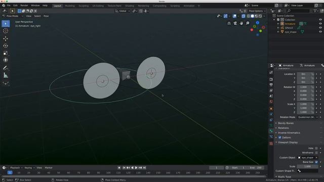 Grease Pencil риг глаз часть 1