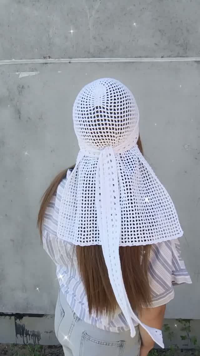 Для тех, кому не идут косынки #банданакрючком