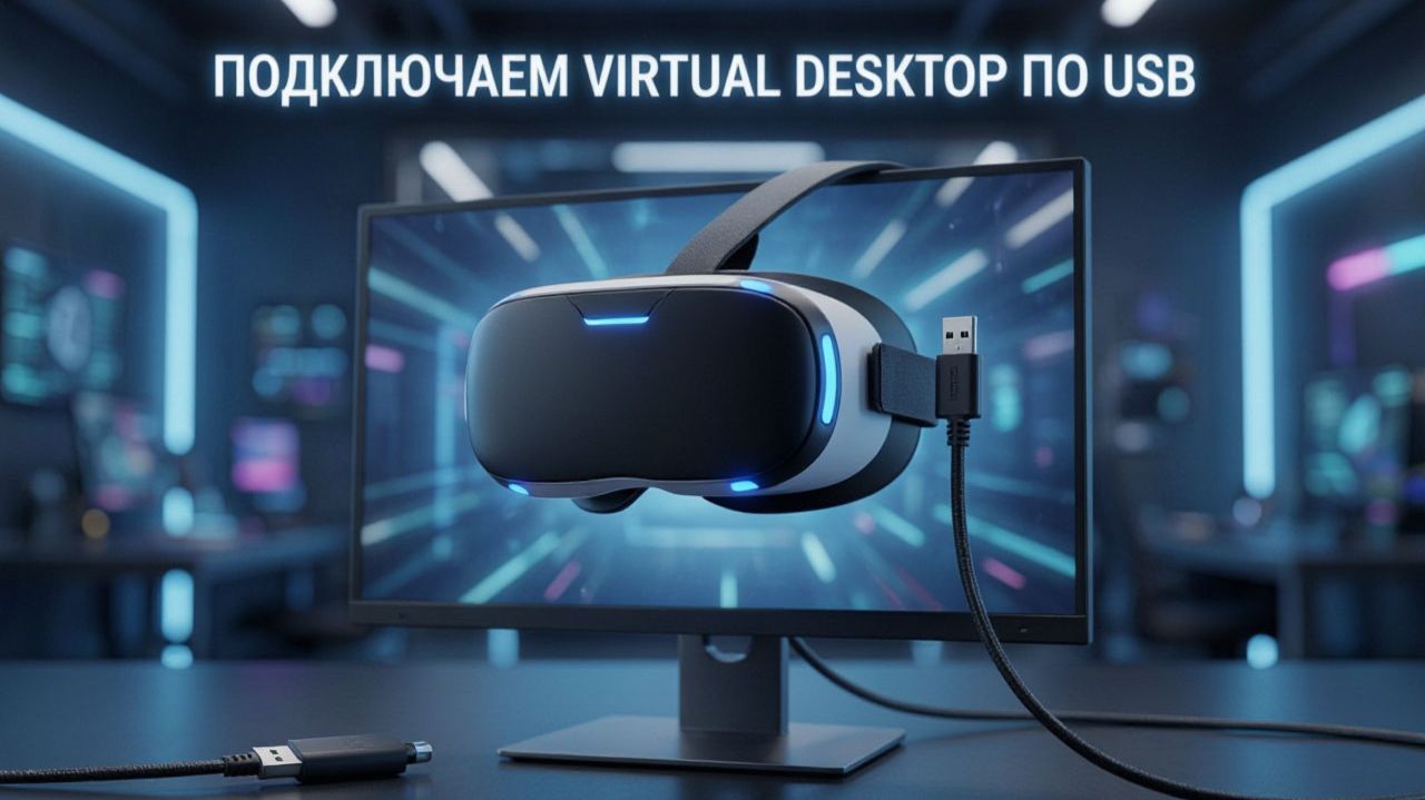 Virtual Desktop по USB кабелю