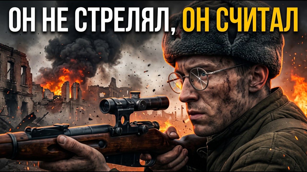 ГИТЛЕР НЕ ЗНАЛ КТО ОН Инвалид В Очках из СТАЛИНГРАДА Уничтожил 31 Снайпера СС За 11 Дней
