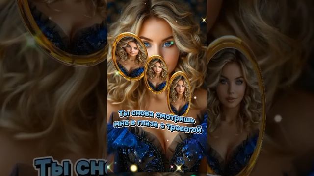 Ты снова смотришь мне в глаза с тревогой!