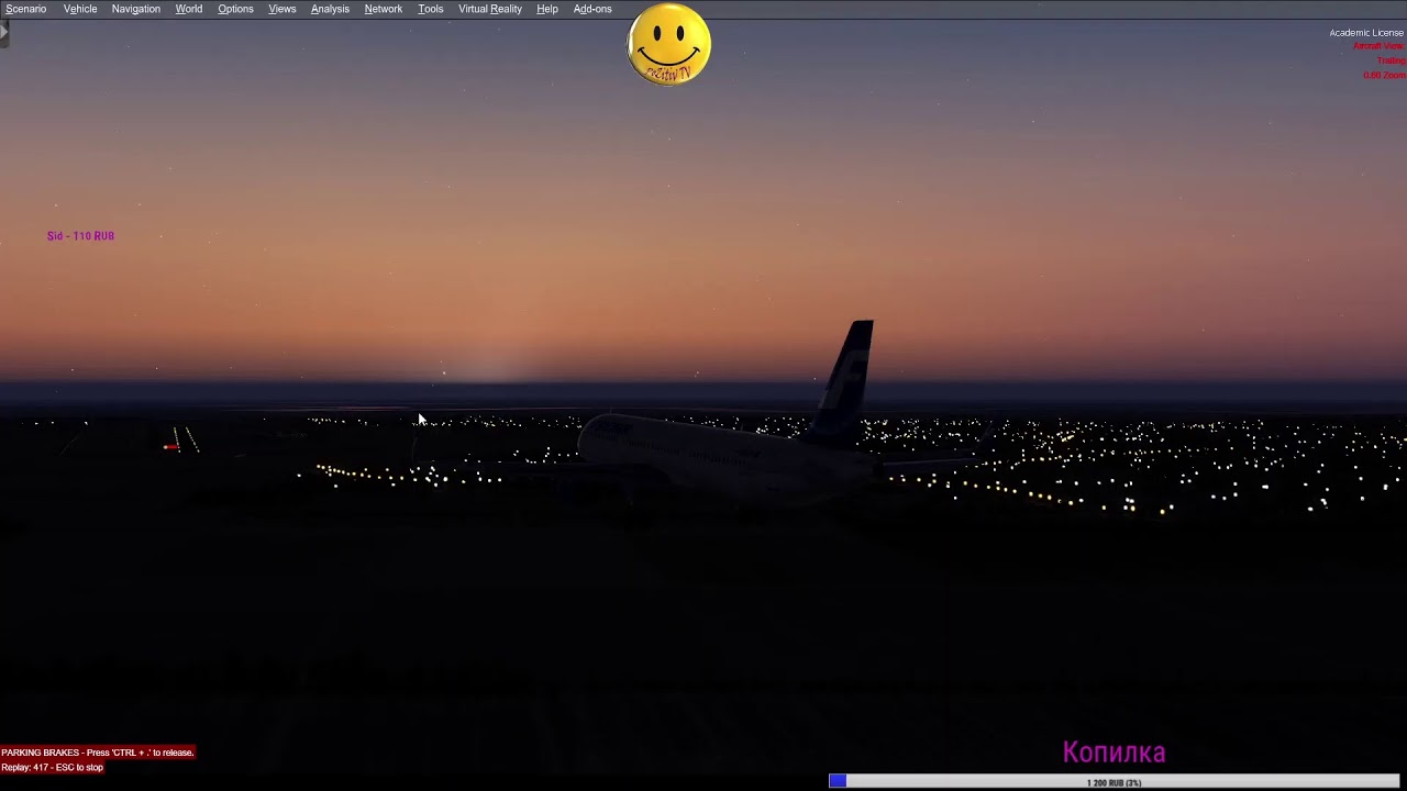 Prepar3D V4 запуск A321 - полет в солнечный Павлодар (UASP) сеть VATSIM