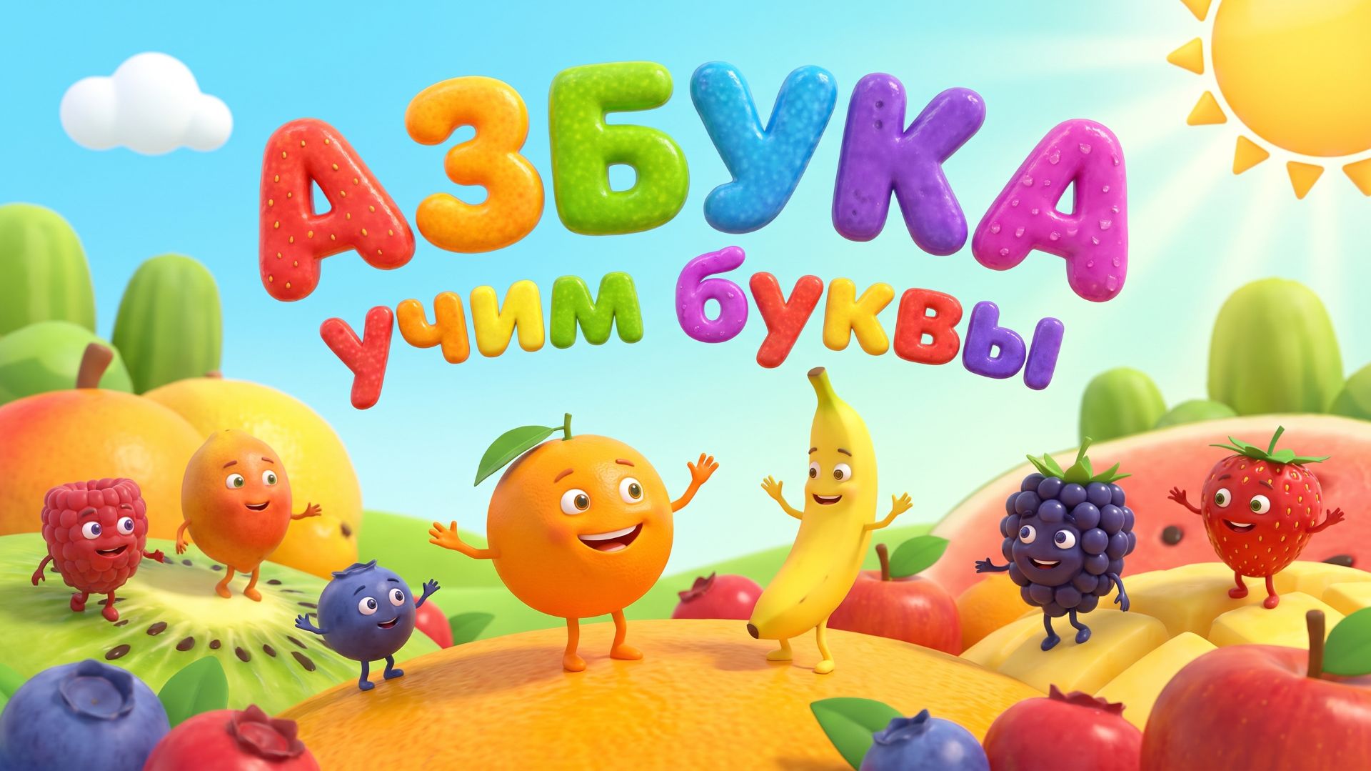 Учимся читать буквы - как научить читать ркбенка-Мультик для детей