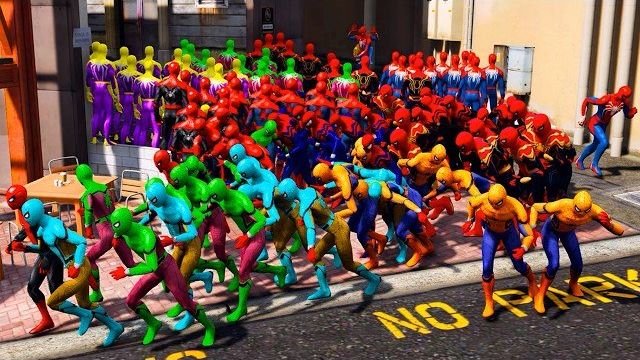GTA 5: КРАСНЫЙ ЧЕЛОВЕК-ПАУК ПРОТИВ МИНЬОНА - СПАСЕНИЕ НА КРЫШЕ СТАРОГО ДОМА | ЭПИЧНЫЕ СМЕШНЫЕ МОМЕНТ