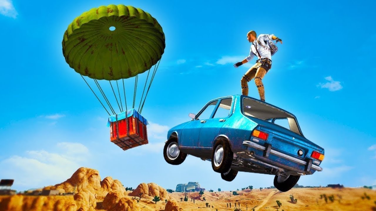☁Нарезка по Pubg ( заставил игрока полететь в небо ) ☁