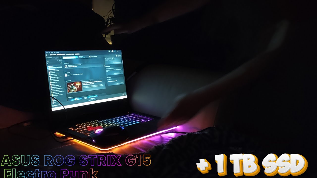 ASUS ROG STRIX G15 Electro Punk разборка