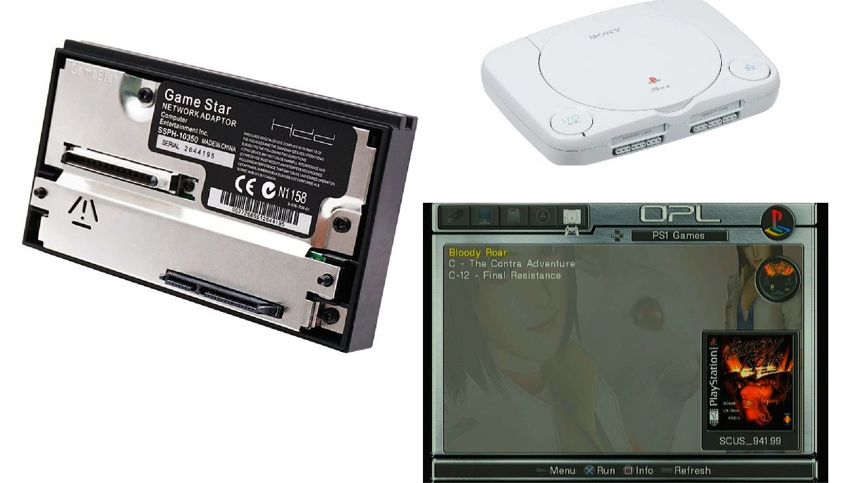 Запуск игр PS1 с HDD на PS2 FAT