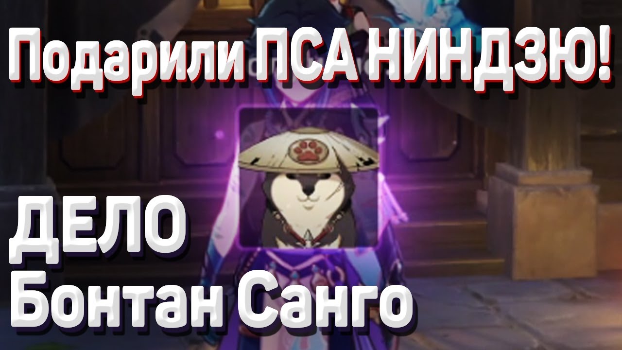 ДЕЛО БОНТАН САНГО: ПРИЗНАНИЕ + ХАЛЯВНЫЙ ПЕС НИНДЗЯ Геншин импакт