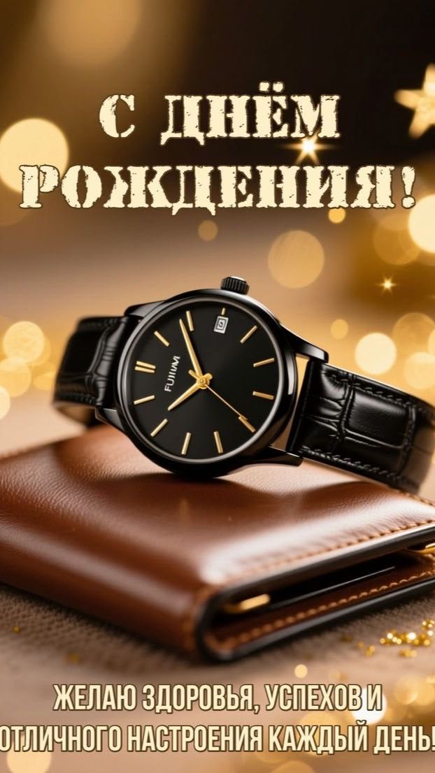 С днем рождения, друг! Крутая открытка с музыкой и тёплыми словами 💪🎁
