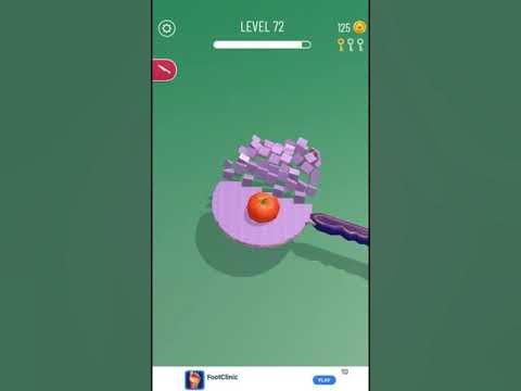 ASMR GAME SOAP CUTTING  / АСМР ИГРА РЕЗКА МЫЛА Level 71-75