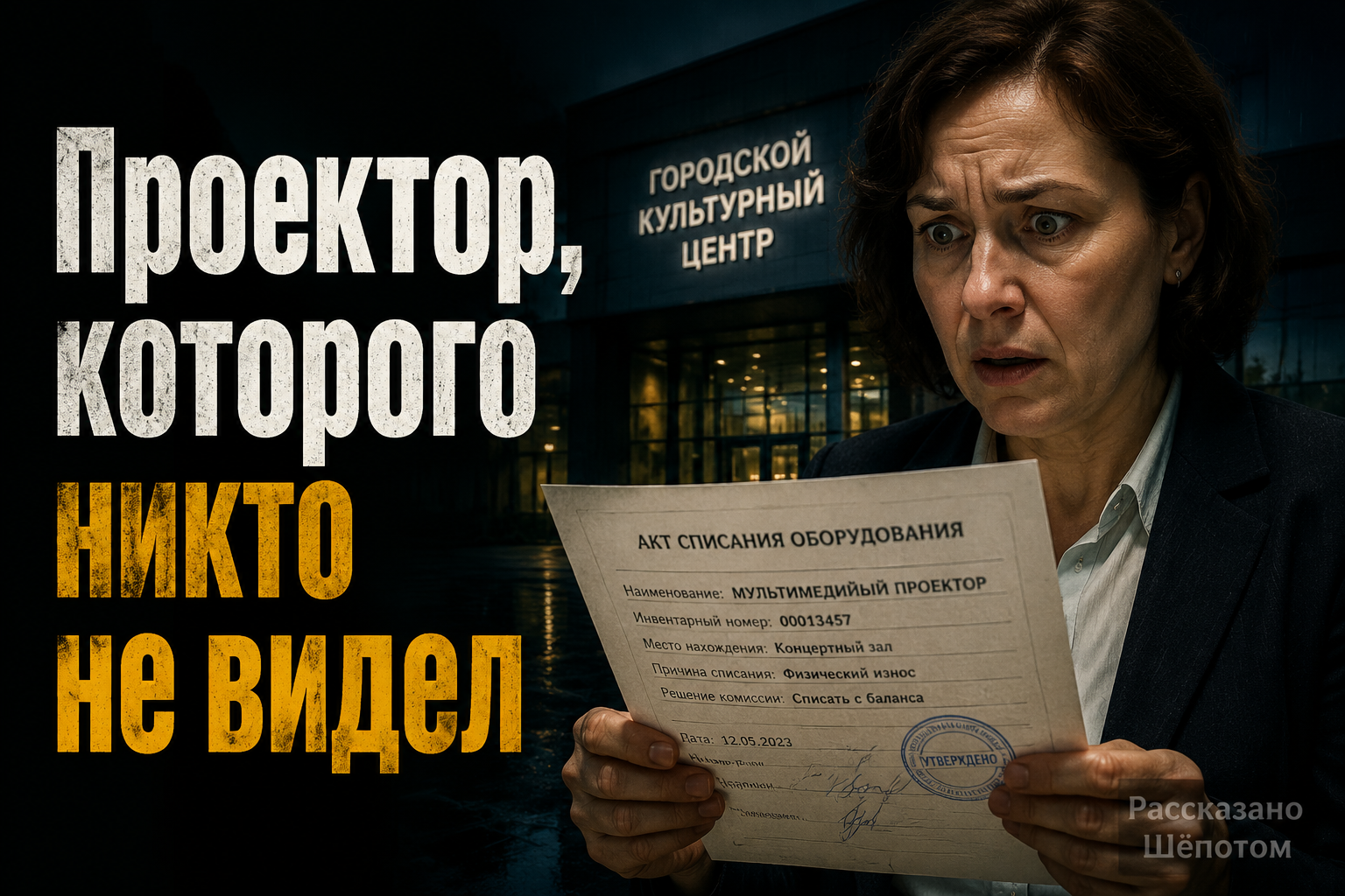 Проектор, которого не было в доме культуры