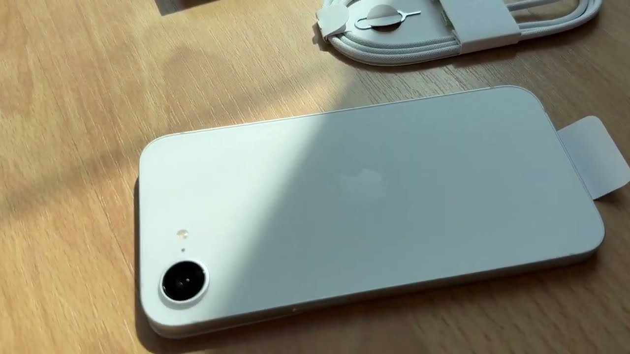 Распаковка IPhone 16e 128Гб из Андорра, 4к