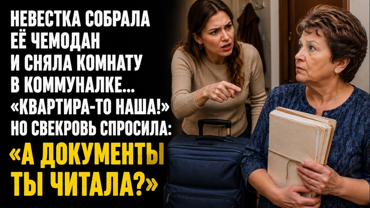 Истории из жизни/Невестка выгнала свекровь в коммуналку/Аудиорассказы жизненные аудиокниги слушать