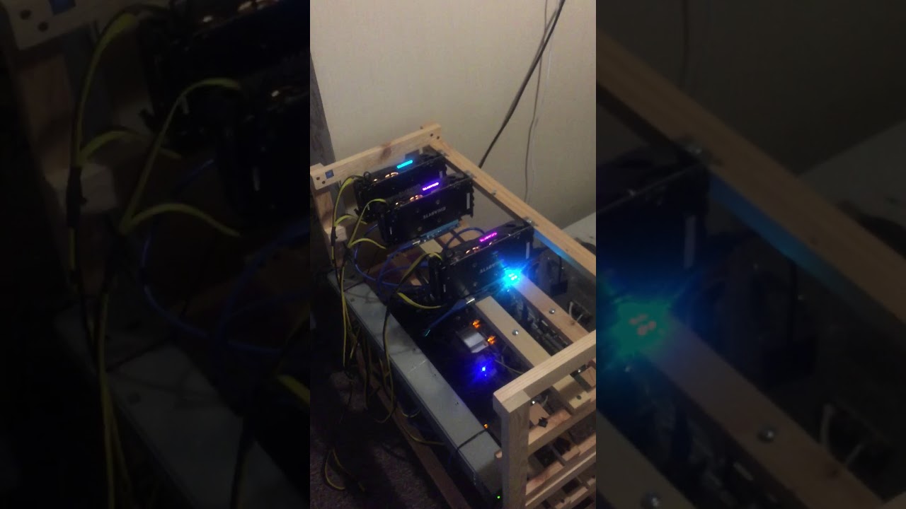 Треш ферма. 8 карт Gigabyte RX580 8gb