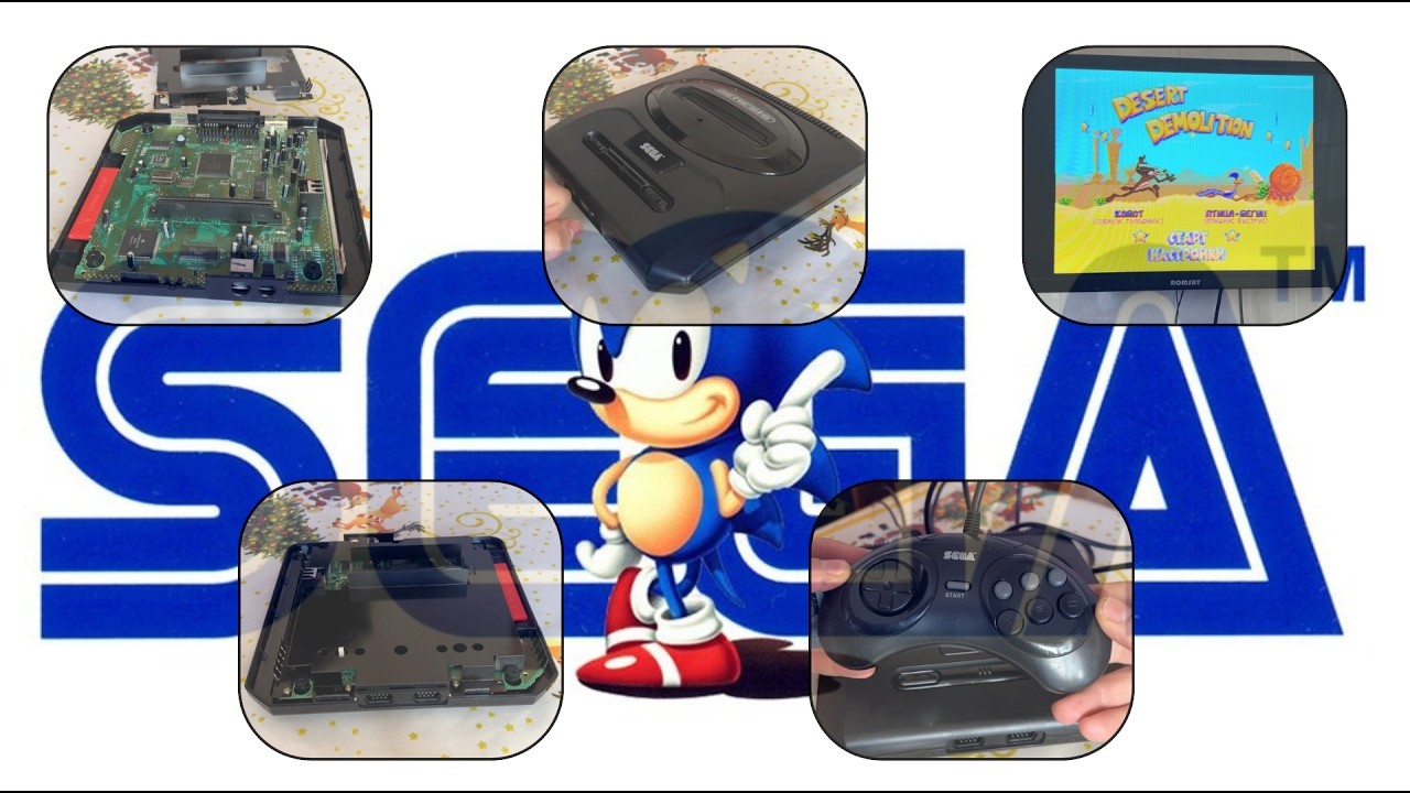 Sega Genesis Original 90s VA1 8 USA, Sega Mega Drive оригинальная плата