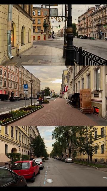 Пустой город в 6 утра