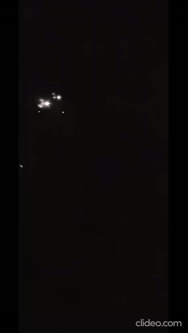🛸 НЛО в ночном небе (снято наблюдателем через телескоп 15.12.2024, Тольятти)